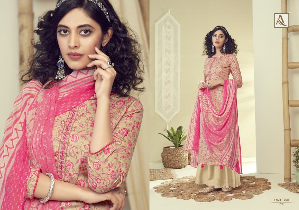 Alok Presents Kangan Collection Of Designer Pure Jam Cotton Dress Materials