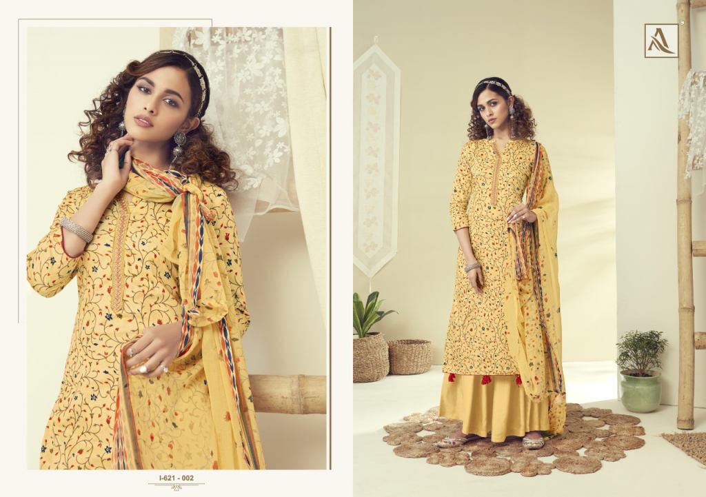 Alok Presents Kangan Collection Of Designer Pure Jam Cotton Dress Materials