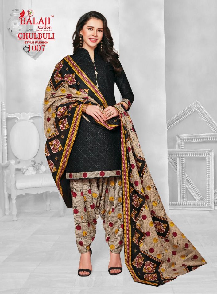 Balaji Presents Chulbuli Collection Of Pure Cotton Casual Wear Dress Materials