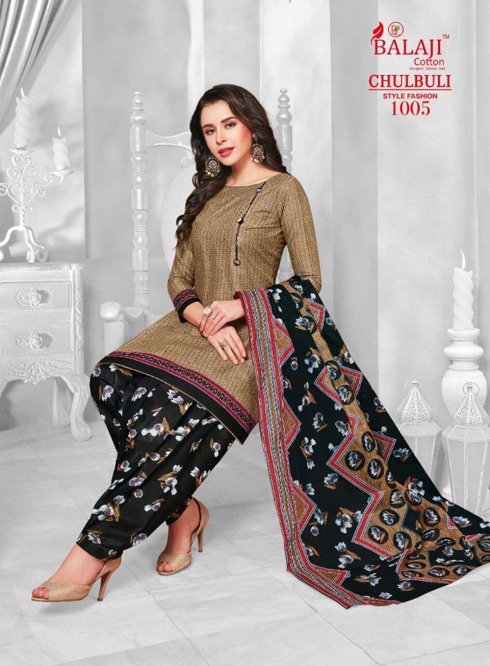 Balaji Presents Chulbuli Collection Of Pure Cotton Casual Wear Dress Materials