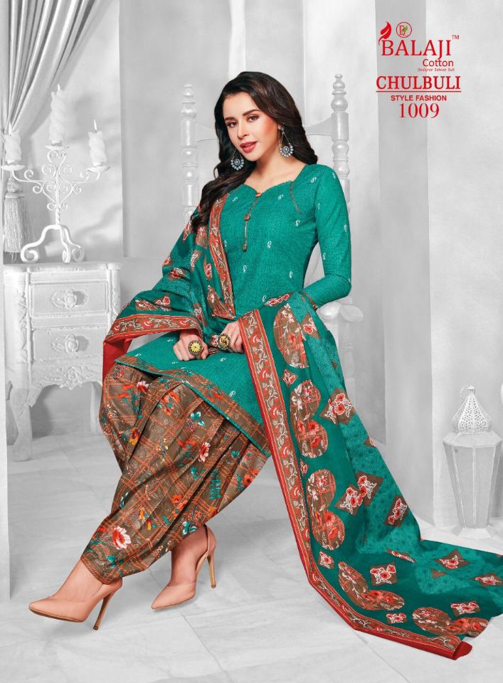 Balaji Presents Chulbuli Collection Of Pure Cotton Casual Wear Dress Materials