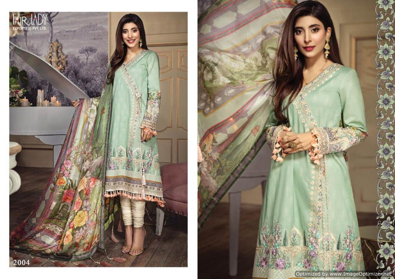 Fair Lady Presents Rang Rasiya Collection Of Pure Lawn Cotton Pakistani Suits
