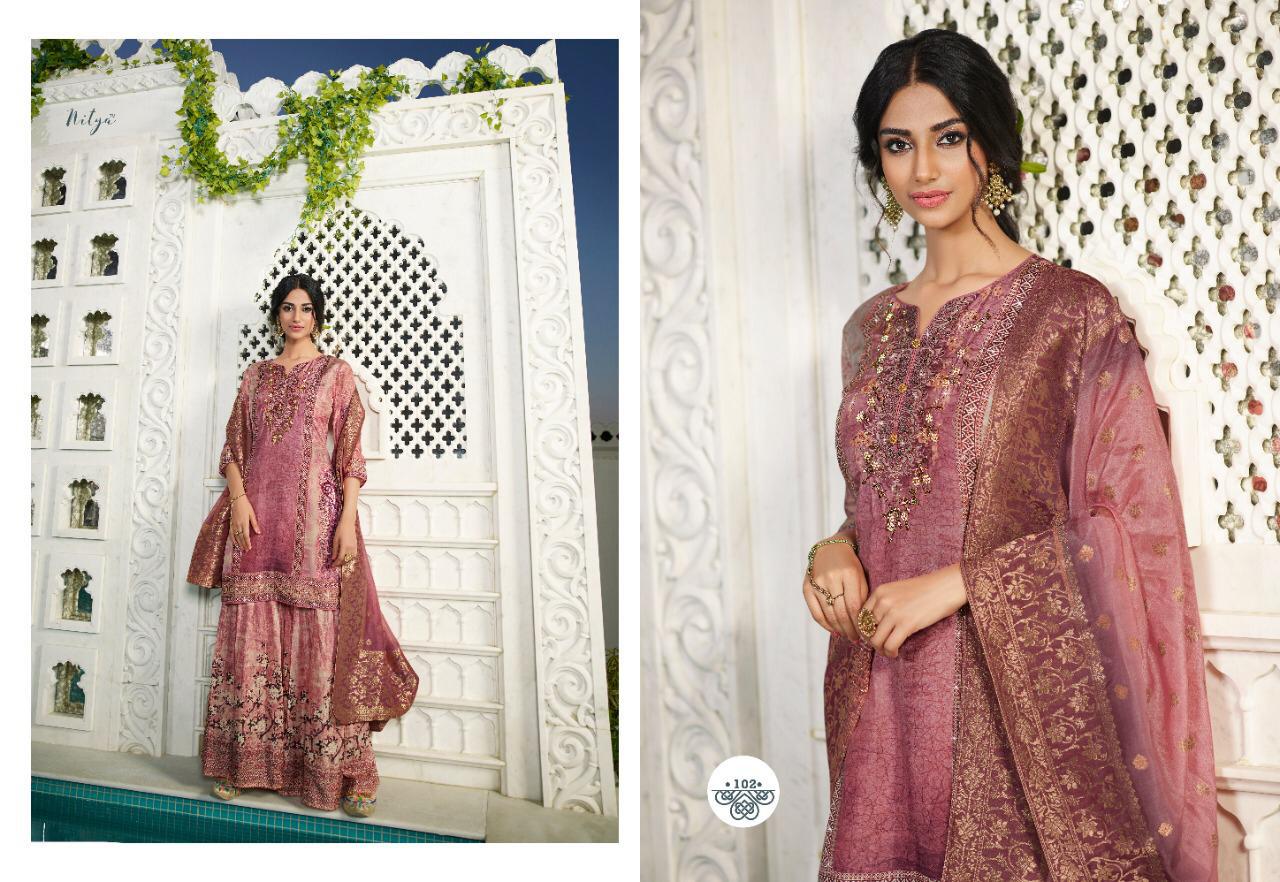 Lt Presents Arunima Collection Of Silk Designer Digital Printed Salwar Suit