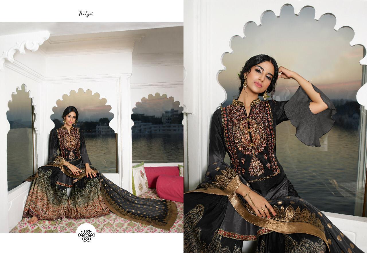 Lt Presents Arunima Collection Of Silk Designer Digital Printed Salwar Suit