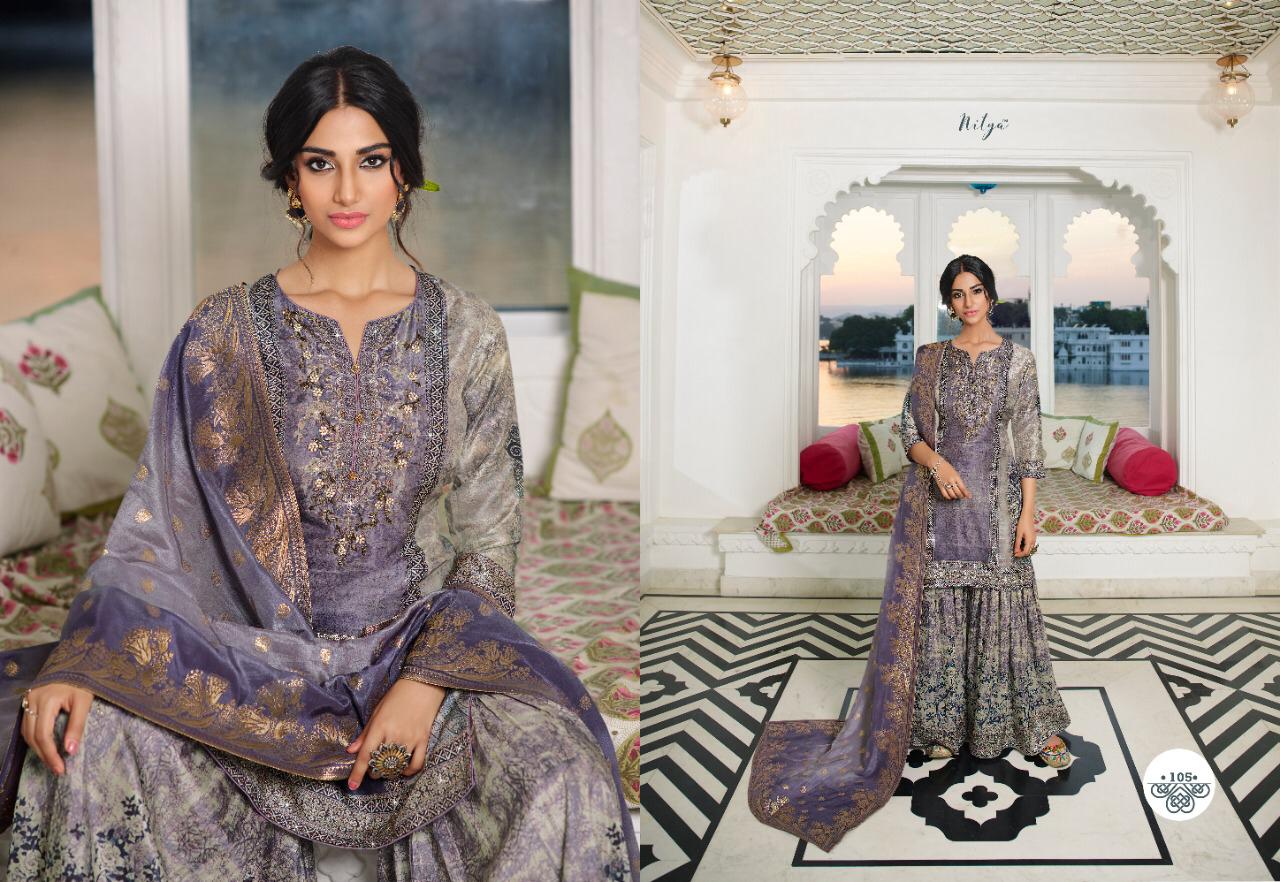 Lt Presents Arunima Collection Of Silk Designer Digital Printed Salwar Suit