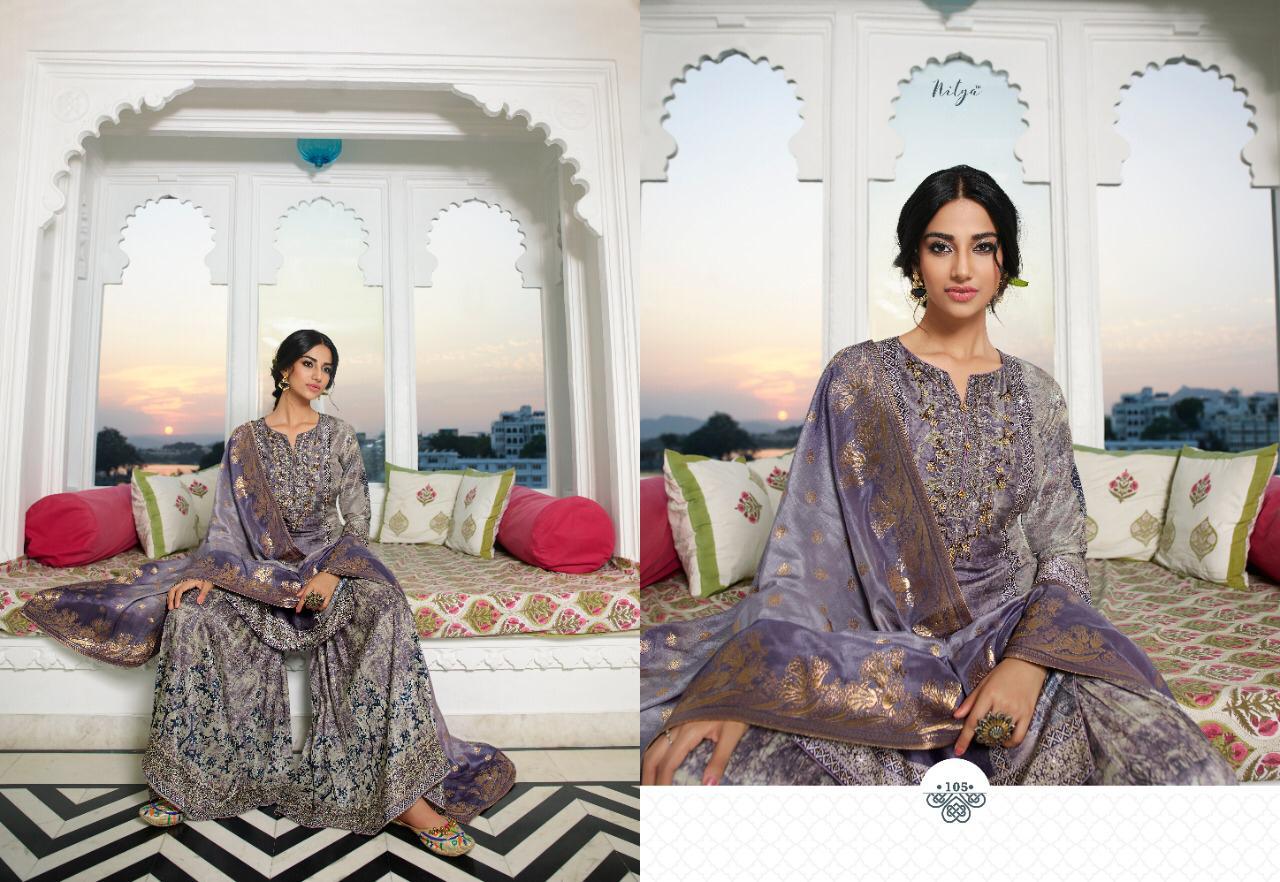 Lt Presents Arunima Collection Of Silk Designer Digital Printed Salwar Suit