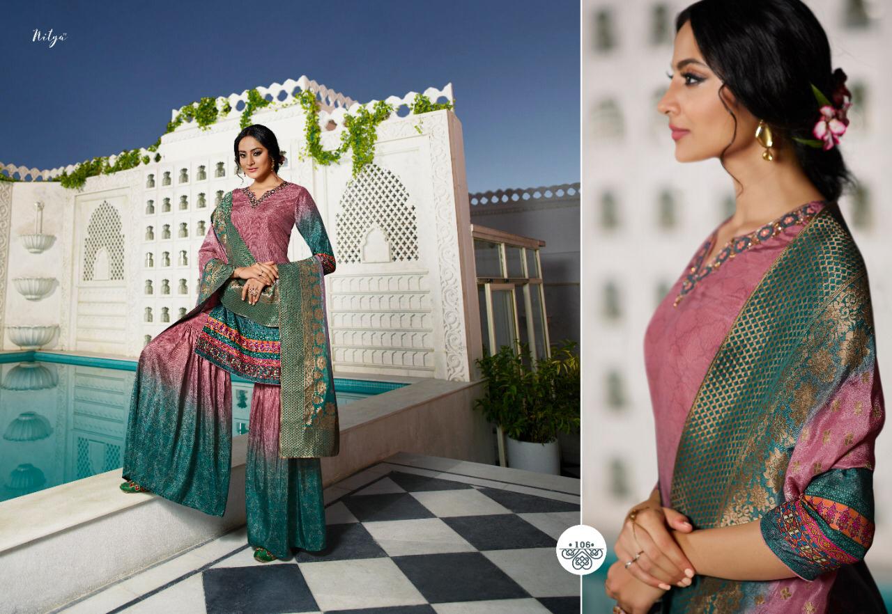 Lt Presents Arunima Collection Of Silk Designer Digital Printed Salwar Suit