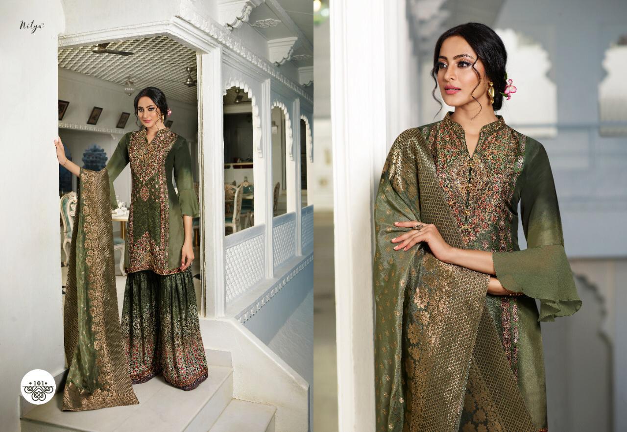 Lt Presents Arunima Collection Of Silk Designer Digital Printed Salwar Suit