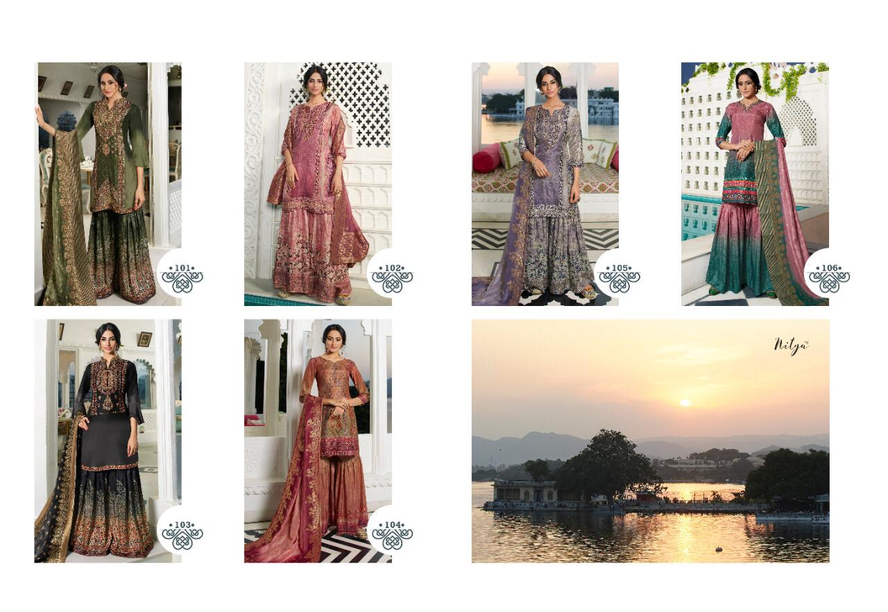 Lt Presents Arunima Collection Of Silk Designer Digital Printed Salwar Suit