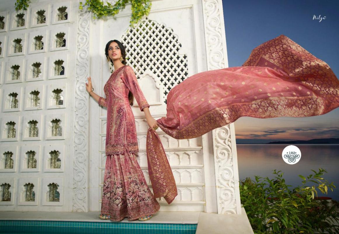 Lt Presents Arunima Collection Of Silk Designer Digital Printed Salwar Suit