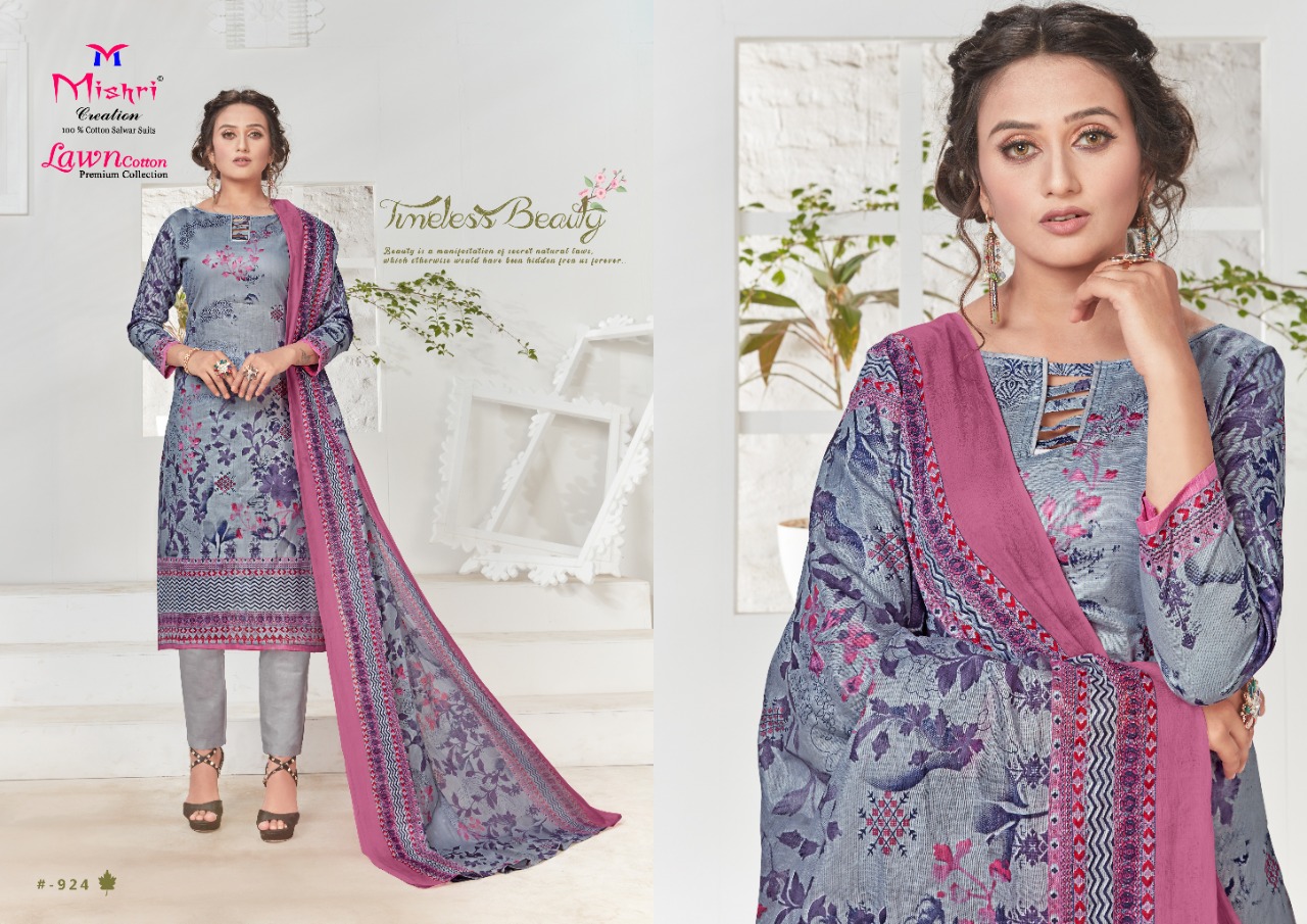 Mishri Presents Lawn Cotton 3 Collection Of Lawn Cotton Karachi Printed Dress Materials