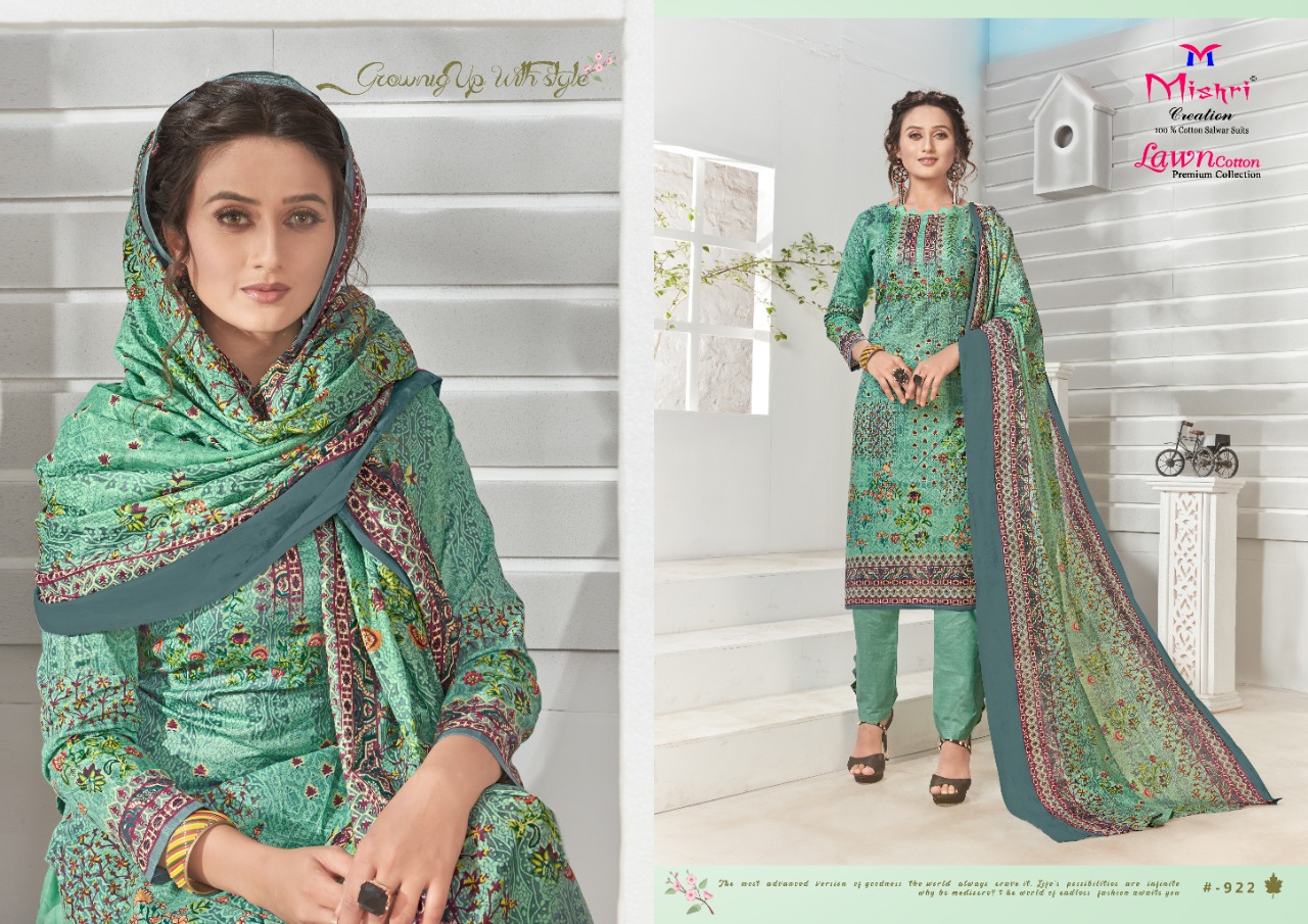 Mishri Presents Lawn Cotton 3 Collection Of Lawn Cotton Karachi Printed Dress Materials