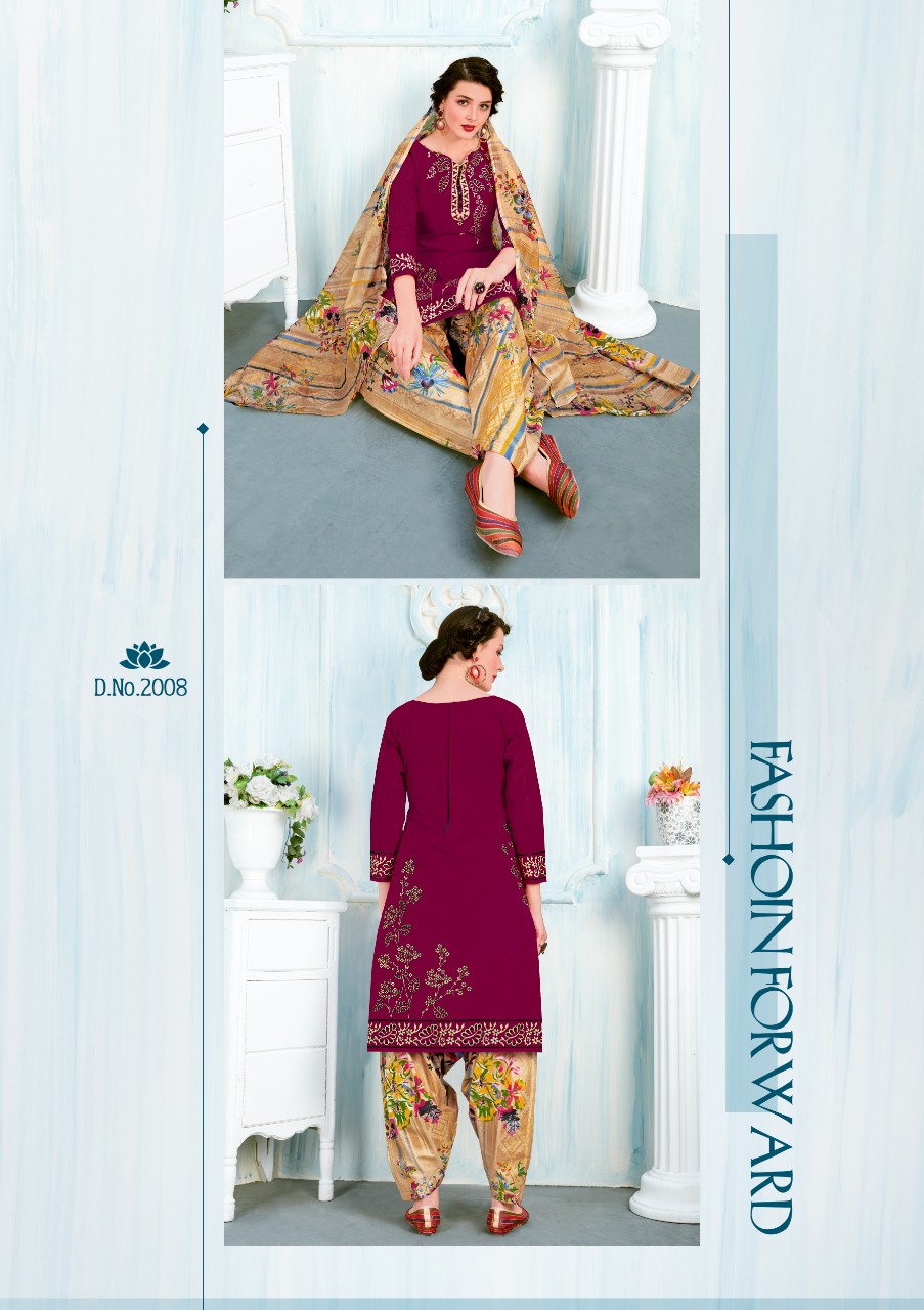 Mishri Presents Magical Patiyala 2 Collection Of Pure Cotton Attractive Printed Dress Materials