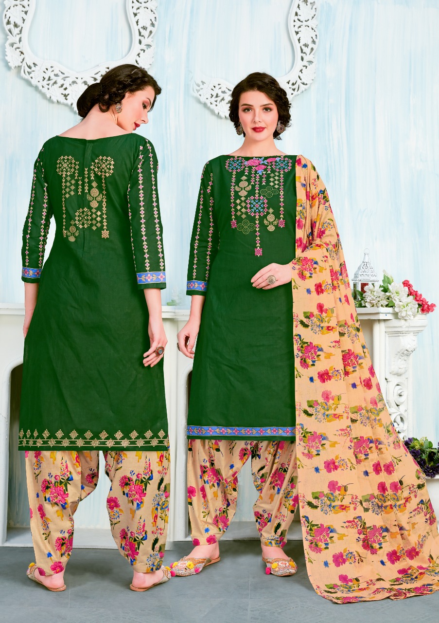 Mishri Presents Magical Patiyala 2 Collection Of Pure Cotton Attractive Printed Dress Materials
