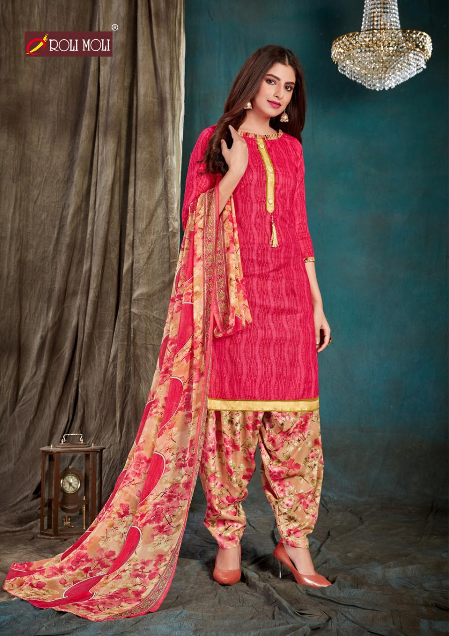 Roli Moli Presents Khoinoor Collection Of Prettiest Printed Patiyala Designer Suit
