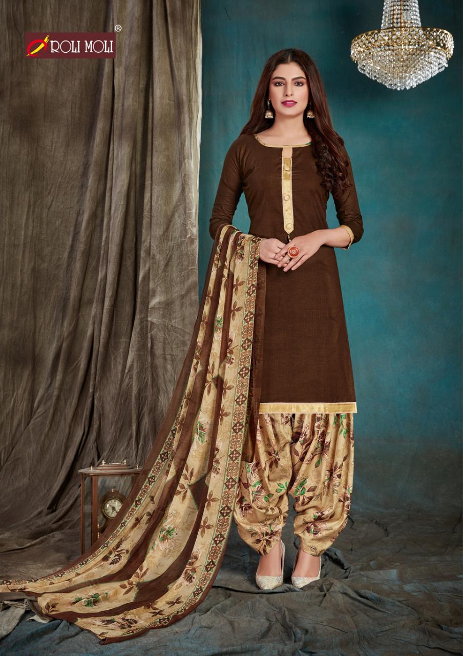 Roli Moli Presents Khoinoor Collection Of Prettiest Printed Patiyala Designer Suit