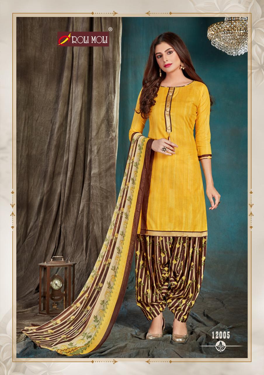 Roli Moli Presents Khoinoor Collection Of Prettiest Printed Patiyala Designer Suit