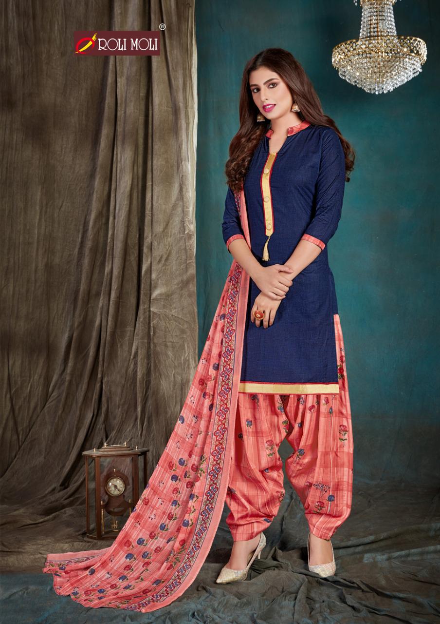 Roli Moli Presents Khoinoor Collection Of Prettiest Printed Patiyala Designer Suit