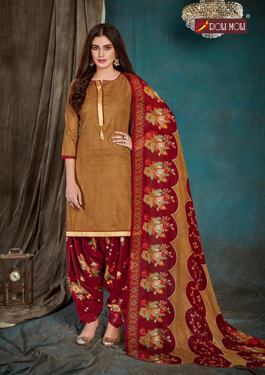 Roli Moli Presents Khoinoor Collection Of Prettiest Printed Patiyala Designer Suit