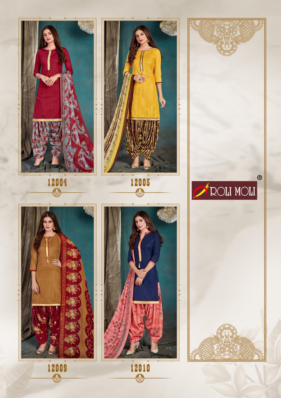 Roli Moli Presents Khoinoor Collection Of Prettiest Printed Patiyala Designer Suit