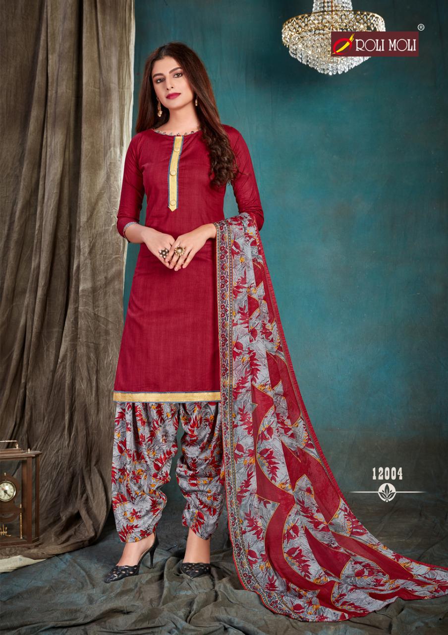 Roli Moli Presents Khoinoor Collection Of Prettiest Printed Patiyala Designer Suit