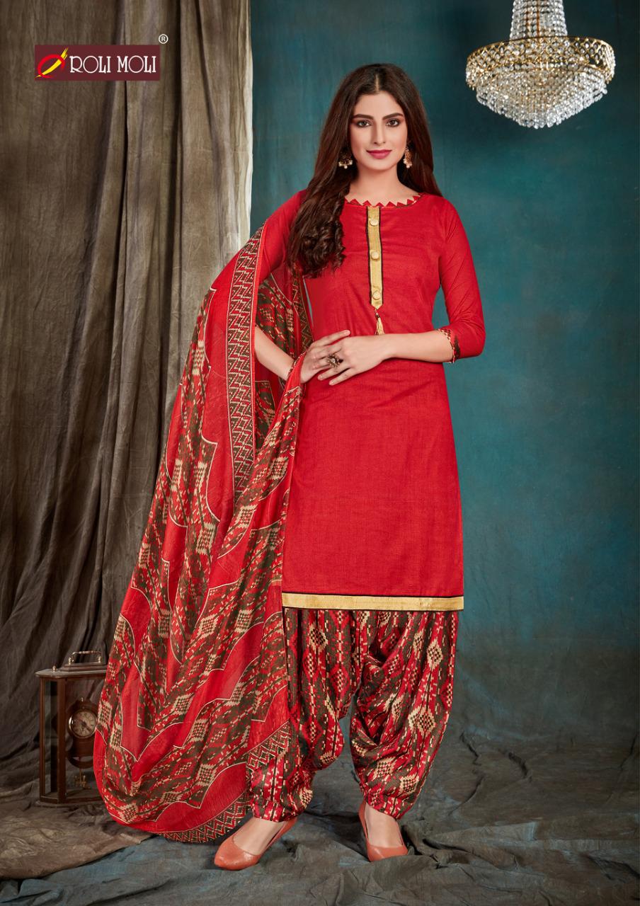 Roli Moli Presents Khoinoor Collection Of Prettiest Printed Patiyala Designer Suit