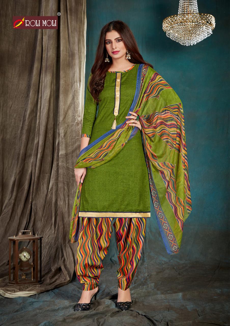 Roli Moli Presents Khoinoor Collection Of Prettiest Printed Patiyala Designer Suit