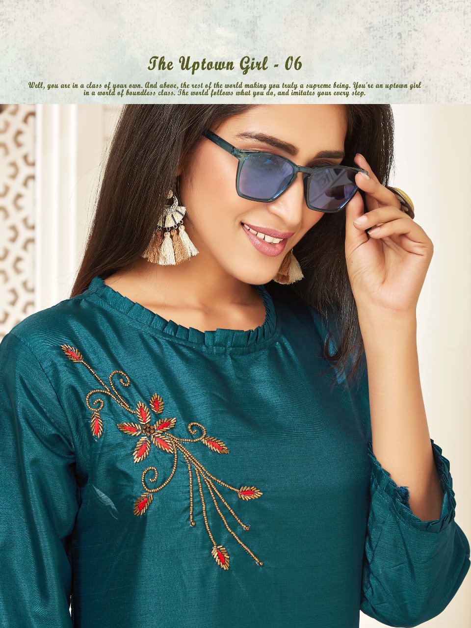 Smylee Presents Rubab Collection Of Designer Kurti With Pant