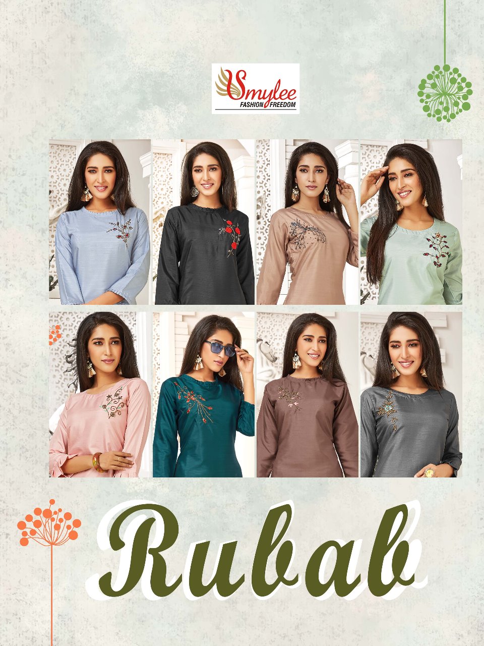 Smylee Presents Rubab Collection Of Designer Kurti With Pant