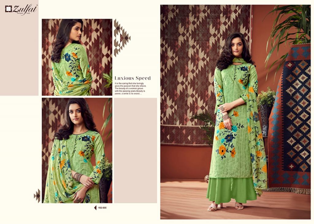 Zulfat Presents Adah 2 Collection Of Pure Cotton Designer Salwar Suit