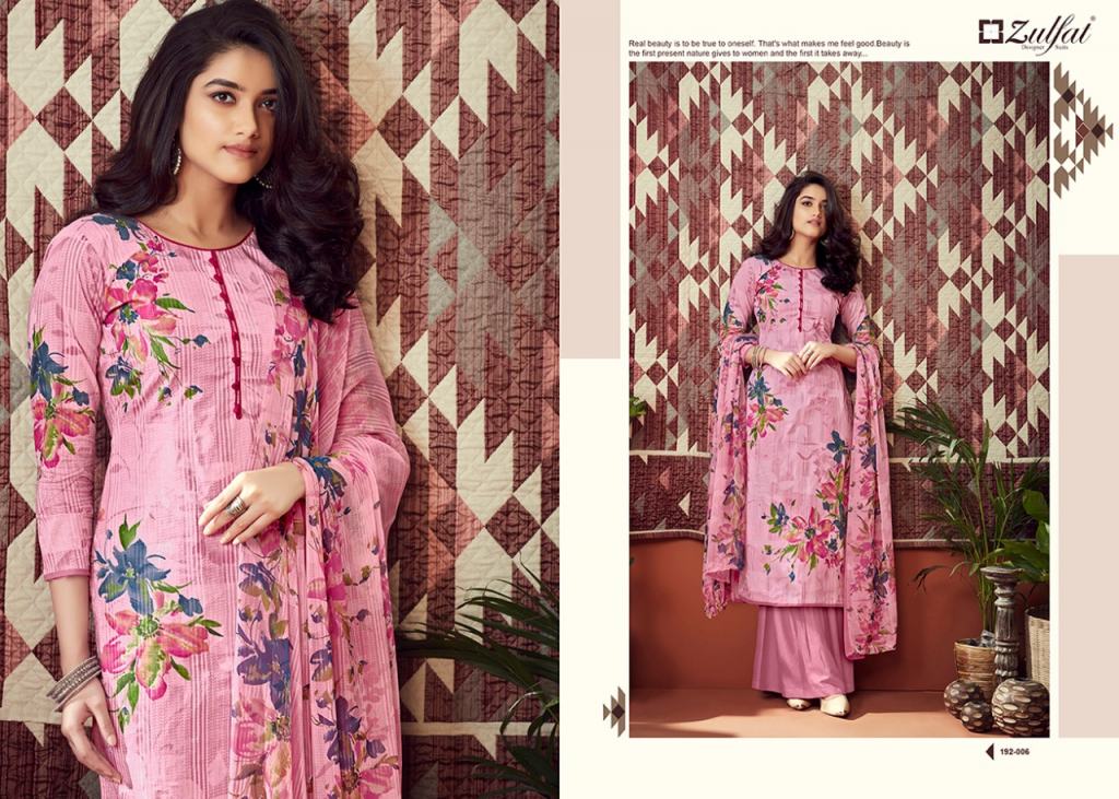 Zulfat Presents Adah 2 Collection Of Pure Cotton Designer Salwar Suit