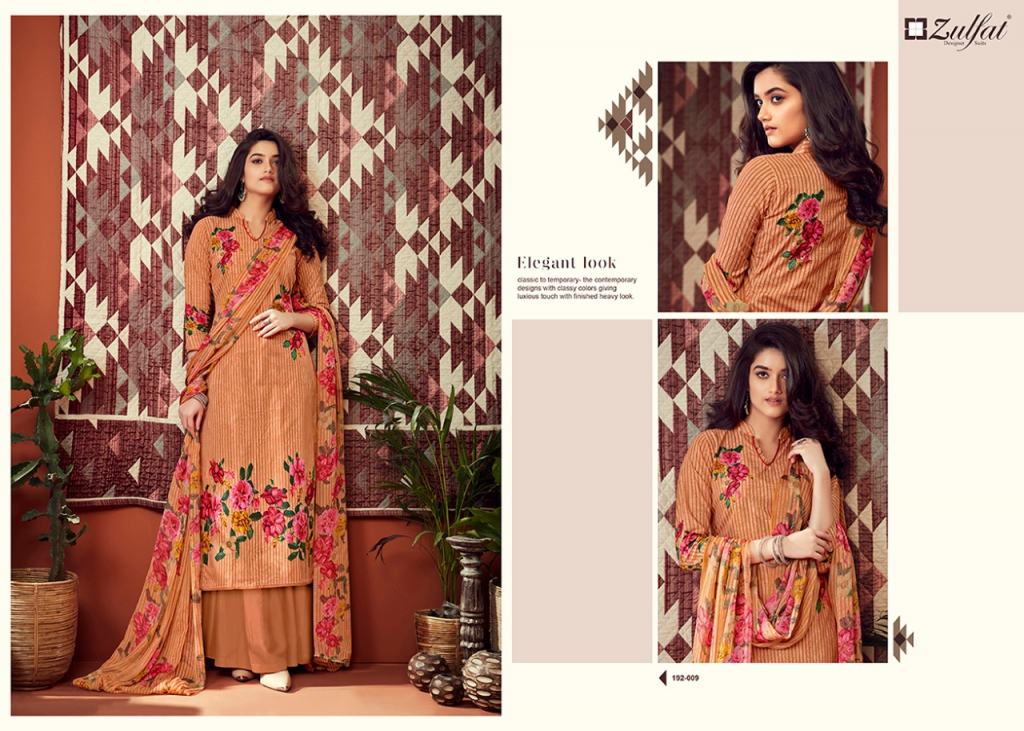 Zulfat Presents Adah 2 Collection Of Pure Cotton Designer Salwar Suit