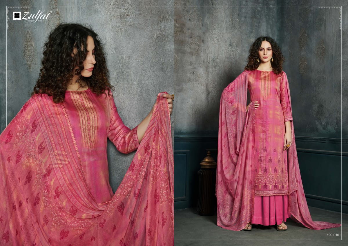 Zulfat Presents Hotstar Summer Collection 4 Printed Pure Jam Cotton Dress Materials