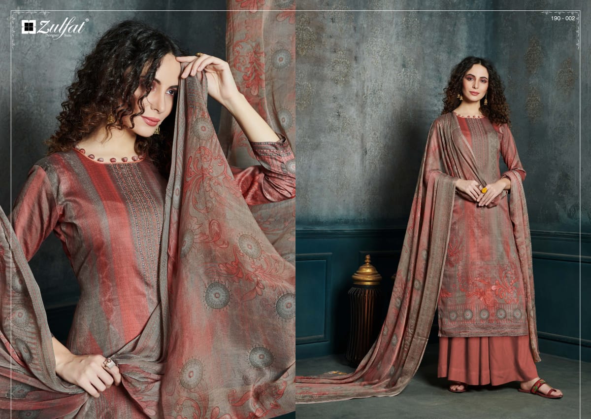 Zulfat Presents Hotstar Summer Collection 4 Printed Pure Jam Cotton Dress Materials