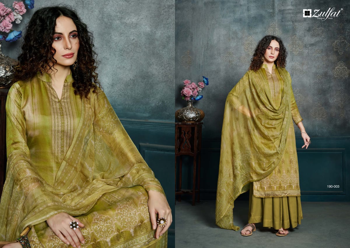 Zulfat Presents Hotstar Summer Collection 4 Printed Pure Jam Cotton Dress Materials