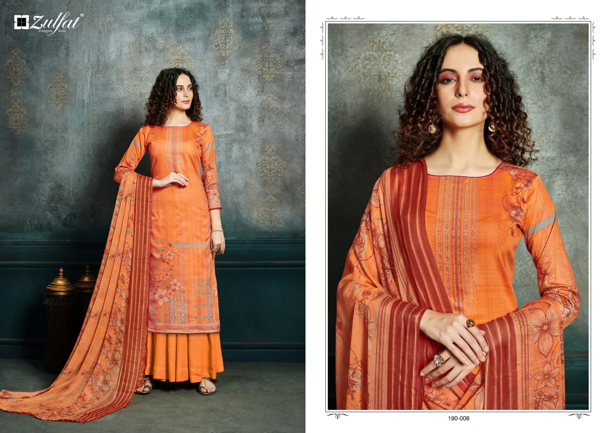 Zulfat Presents Hotstar Summer Collection 4 Printed Pure Jam Cotton Dress Materials