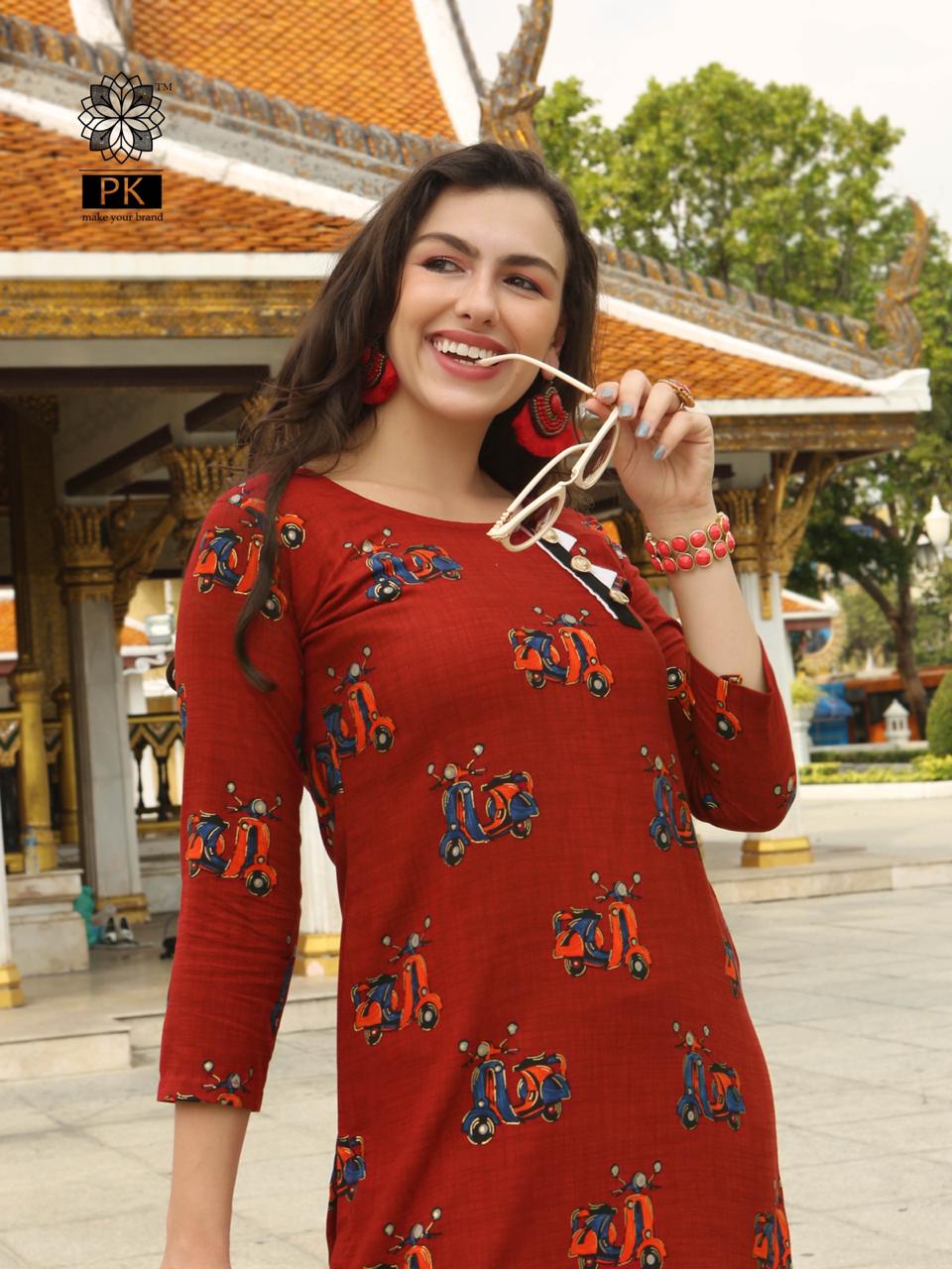 Pk Present Liva 2 Kurtis Catalogue