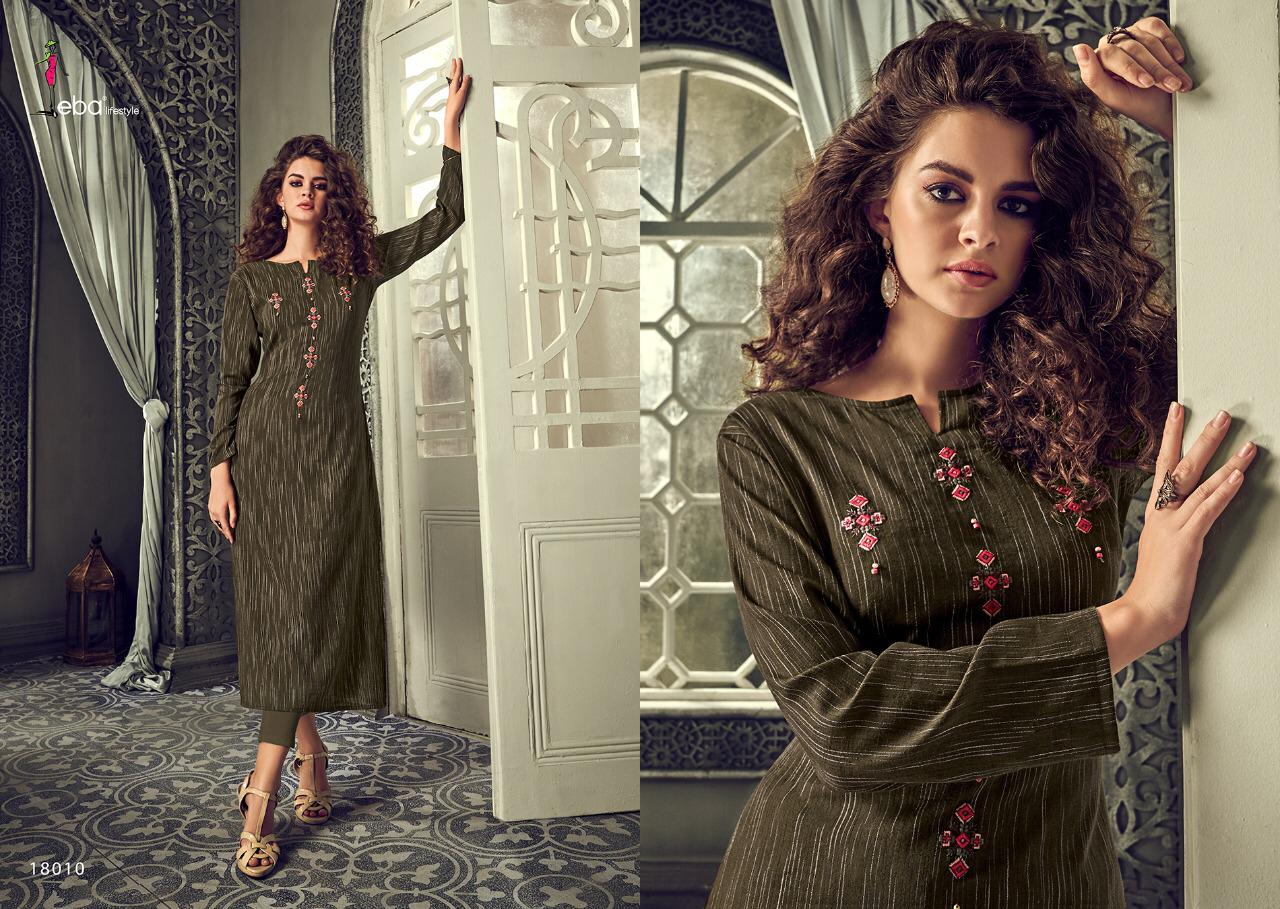 Eba Life Style Presents Sofiya 2 Collection Of Straight-cut Long Designer Kurtis