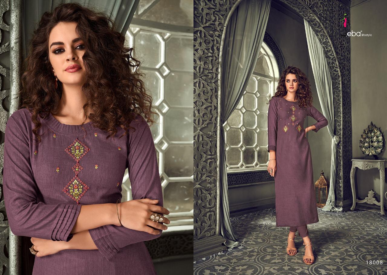 Eba Life Style Presents Sofiya 2 Collection Of Straight-cut Long Designer Kurtis