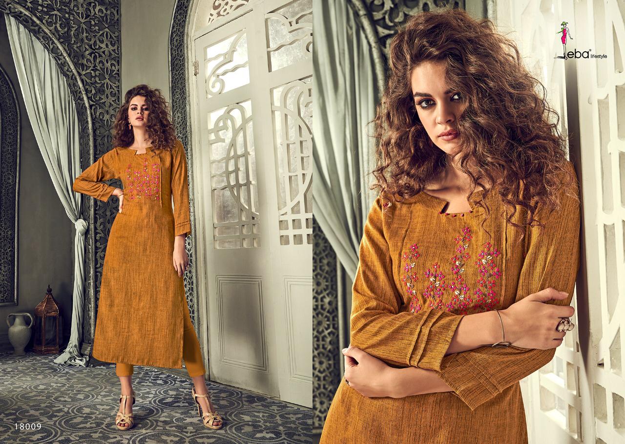 Eba Life Style Presents Sofiya 2 Collection Of Straight-cut Long Designer Kurtis