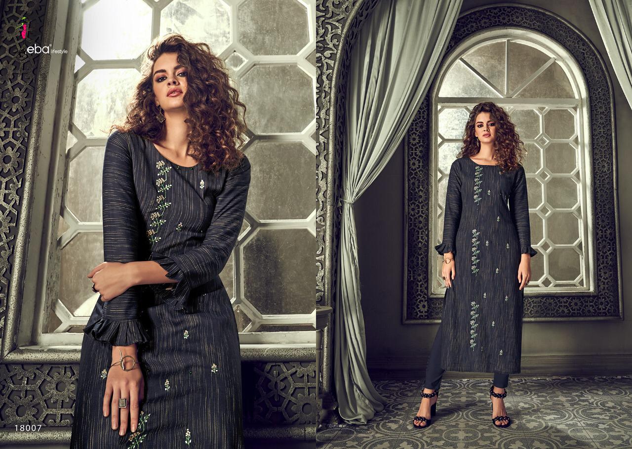 Eba Life Style Presents Sofiya 2 Collection Of Straight-cut Long Designer Kurtis
