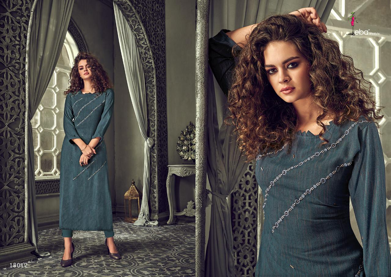 Eba Life Style Presents Sofiya 2 Collection Of Straight-cut Long Designer Kurtis
