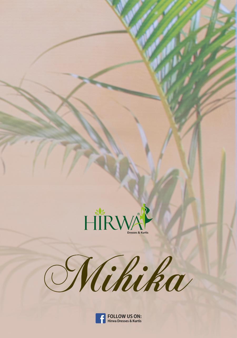 Hirwa Presents Mihika Collection Of Cotton Slub Printed Casual Wear Kurtis