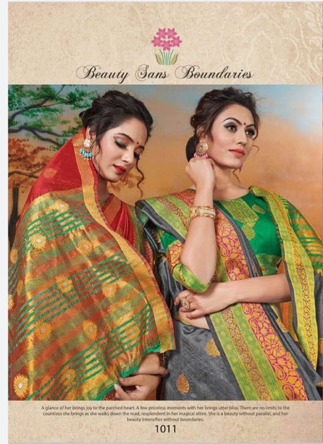 Saroj Presents Shaurya 2 Collection Of Weving Silk Festive Wear Sarees
