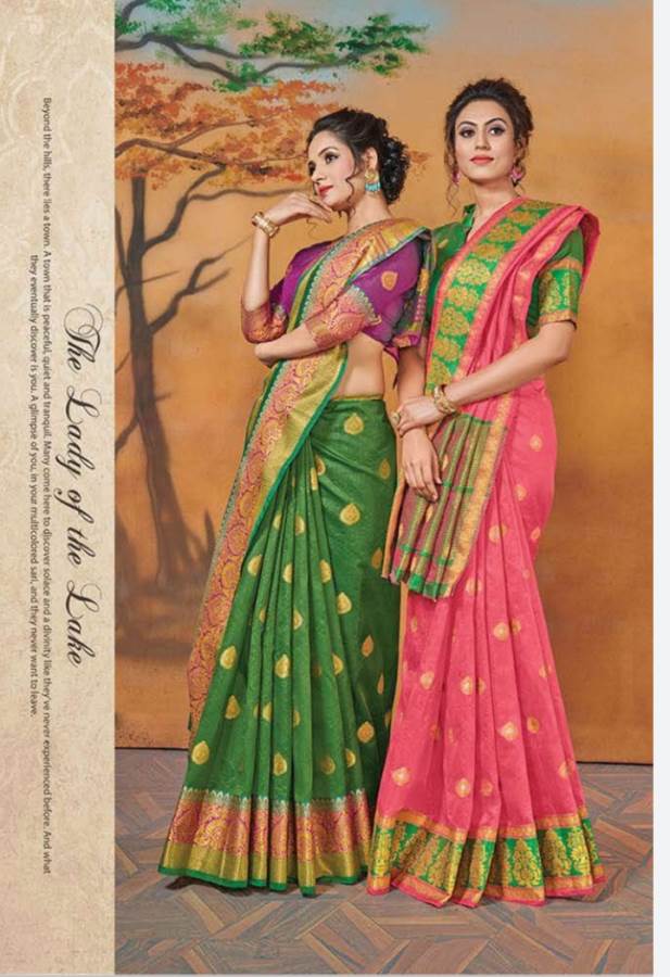 Saroj Presents Shaurya 2 Collection Of Weving Silk Festive Wear Sarees