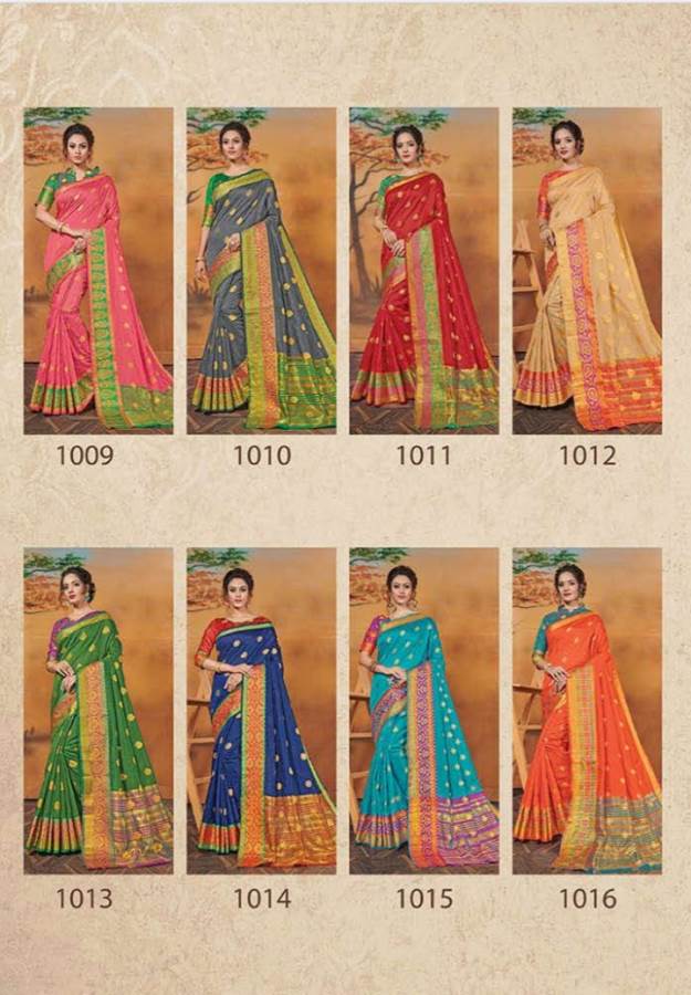 Saroj Presents Shaurya 2 Collection Of Weving Silk Festive Wear Sarees