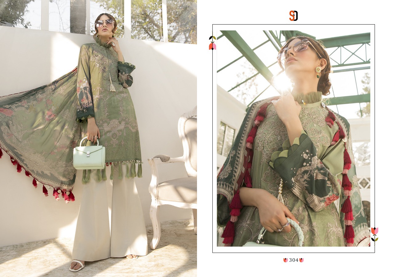 Shraddha Presents Mprint 3 Collection Of Lawn Cotton Print & Embroidered Pakistani Suits