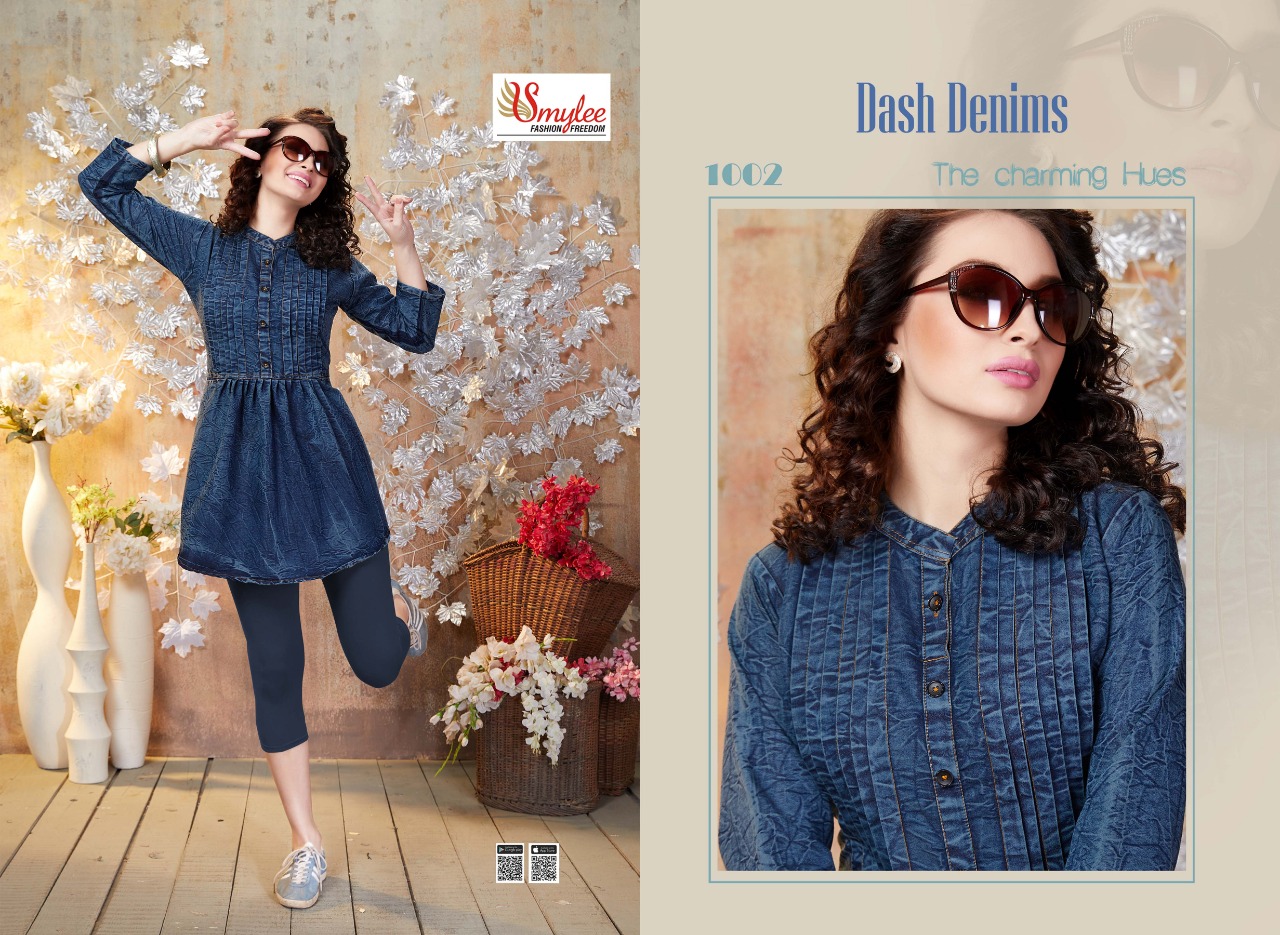 Smylee Presents Dash Denims Collection Of Heavy Denim Designer Kurtis