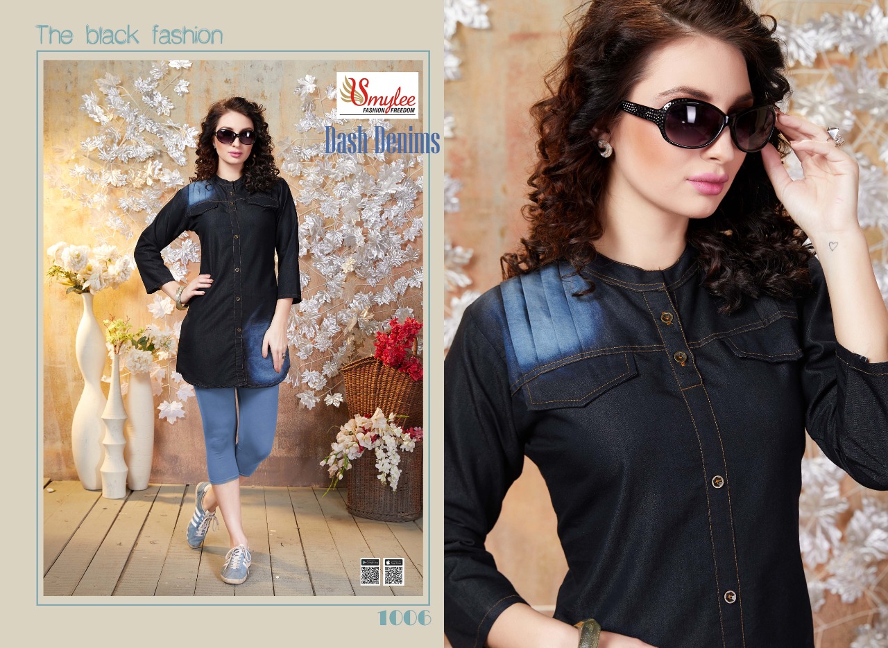 Smylee Presents Dash Denims Collection Of Heavy Denim Designer Kurtis