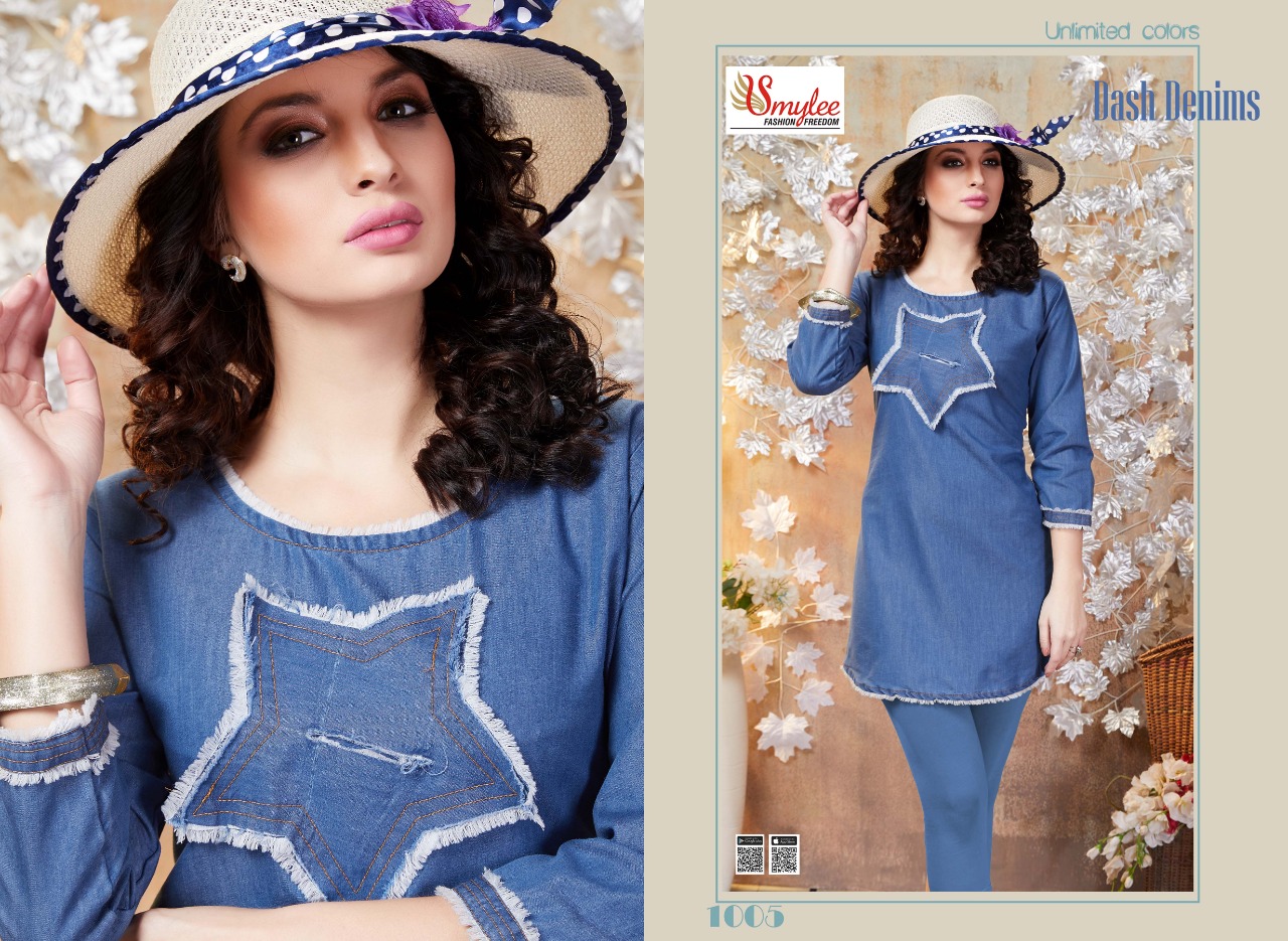 Smylee Presents Dash Denims Collection Of Heavy Denim Designer Kurtis